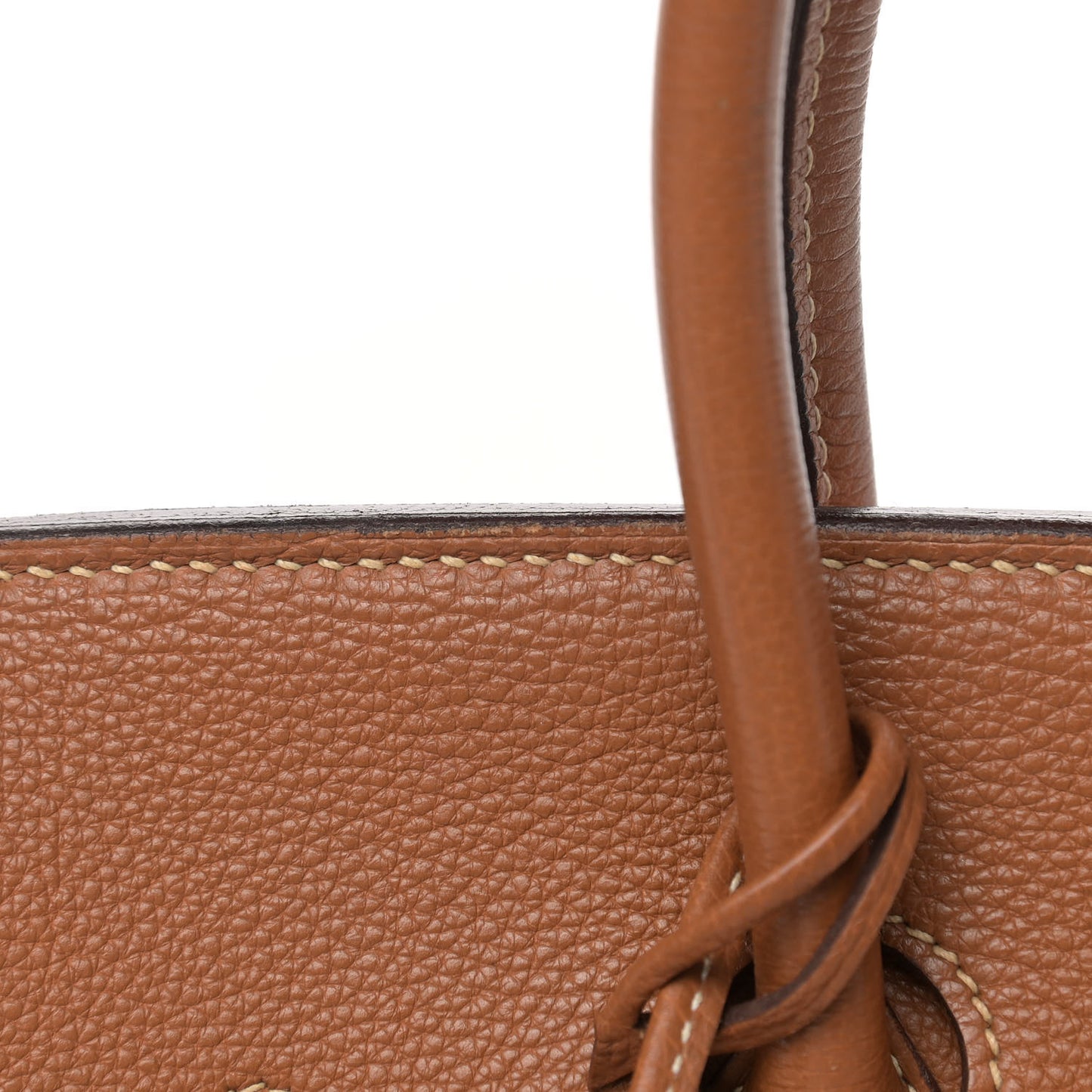 Taurillon Clemence Birkin 35 Gold