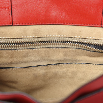 Proenza Schouler Pebbled Calfskin PS Courier Backpack Red 9 of 17