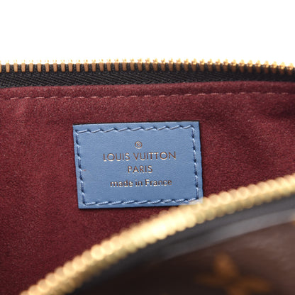 Louis Vuitton Monogram Beaubourg Hobo Mini Bordeaux Red Peach Safran Blue Jean Blue 8 of 10