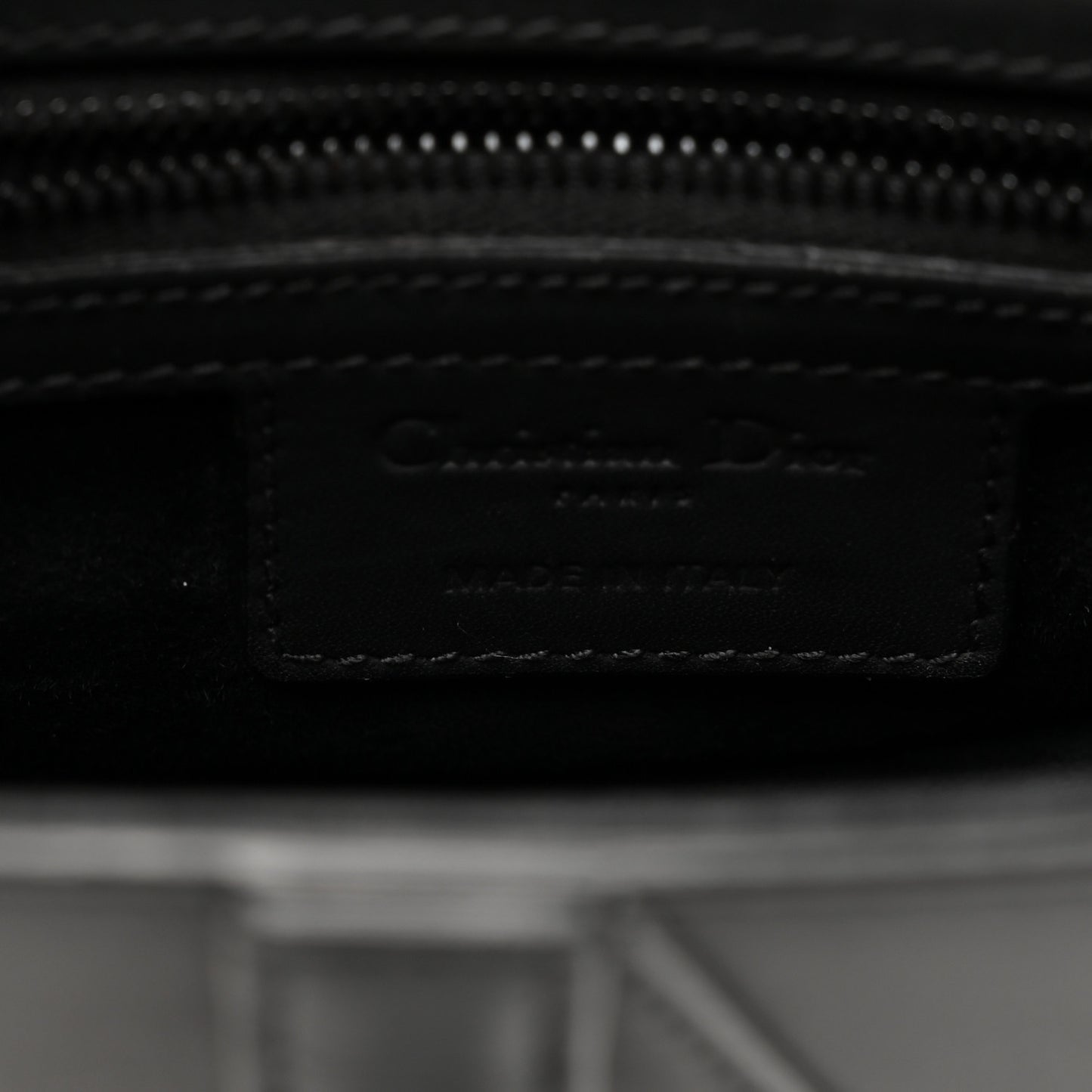 Ultra Matte Calfskin Saddle Bag Black
