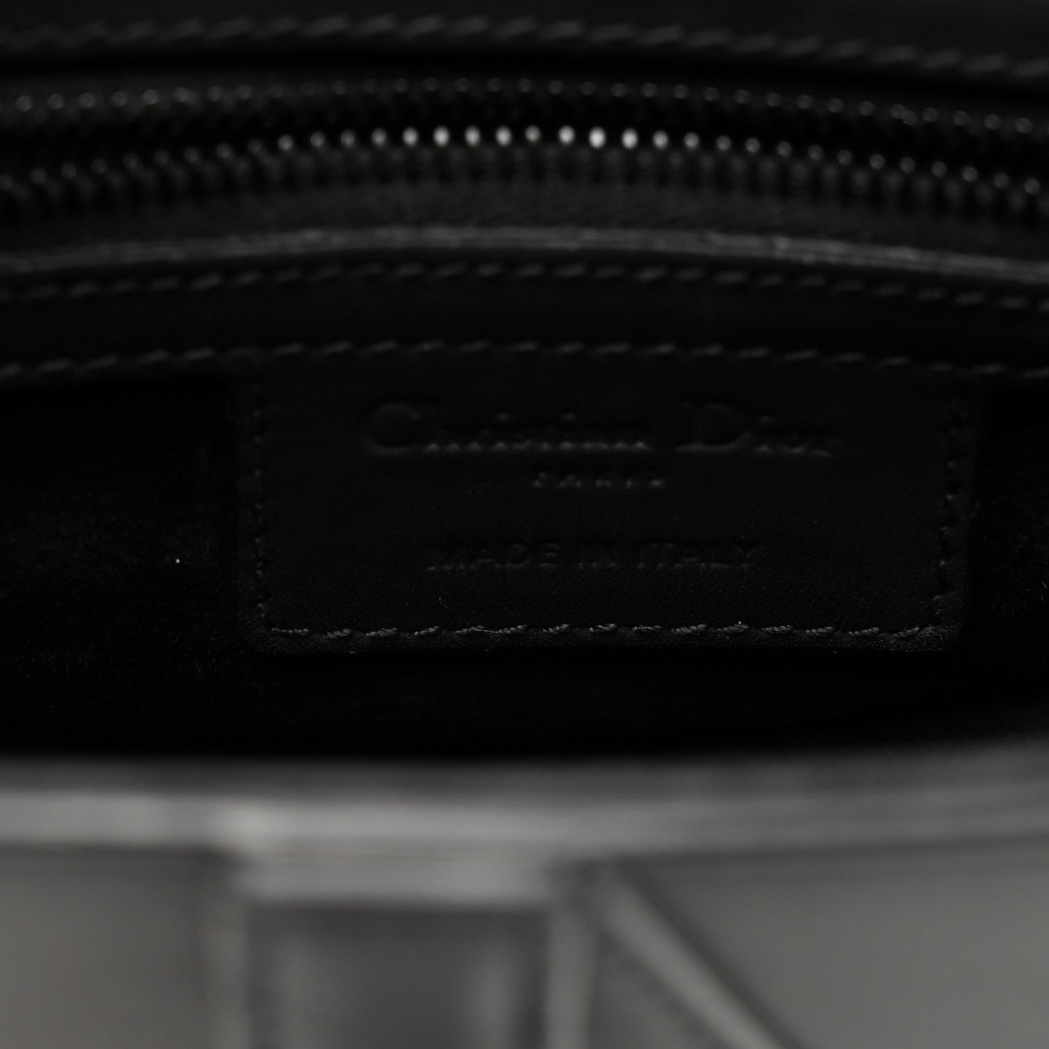 Christian Dior Ultra Matte Calfskin Saddle Bag Black 6 of 13