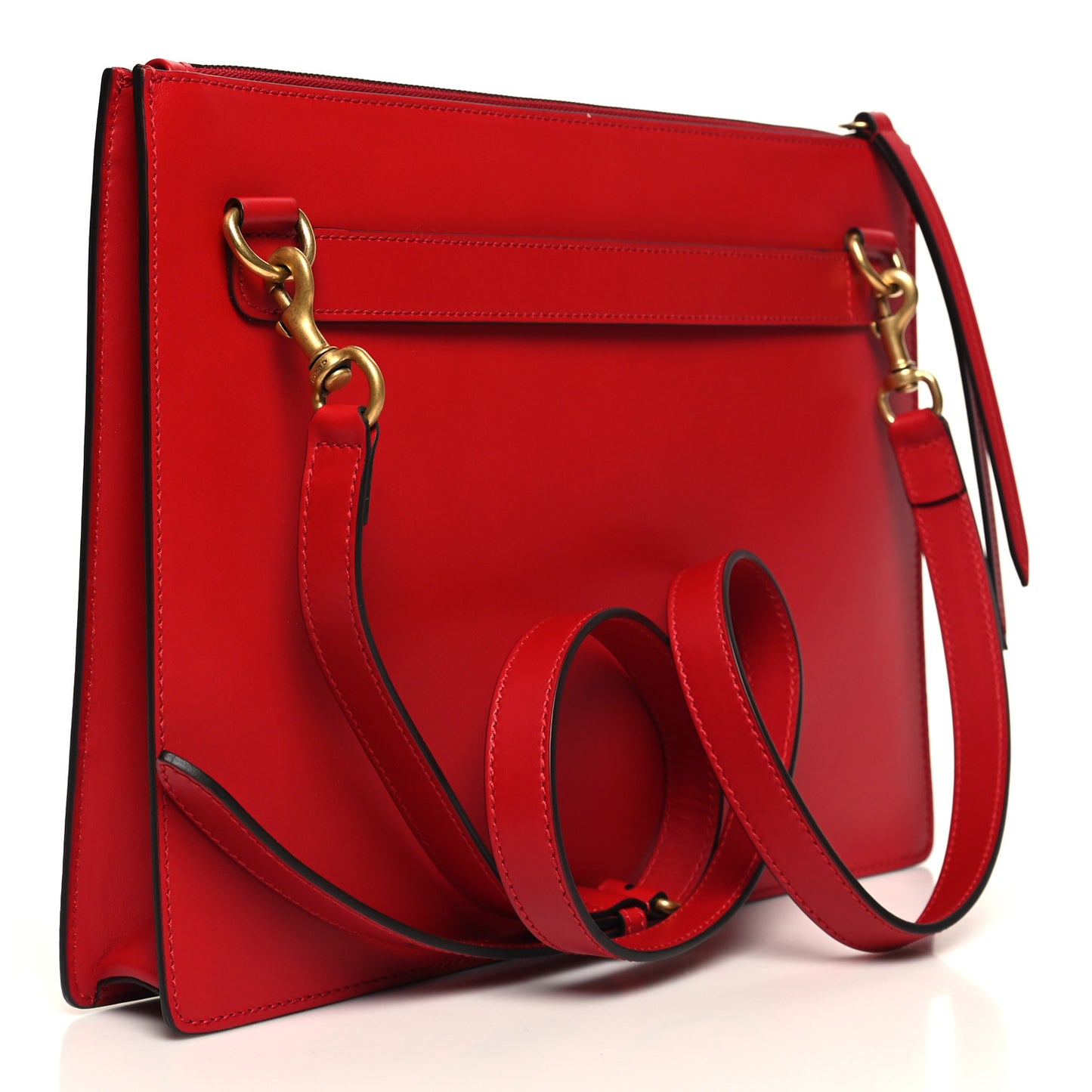 Calfskin Diamond GG Messenger Bag Red