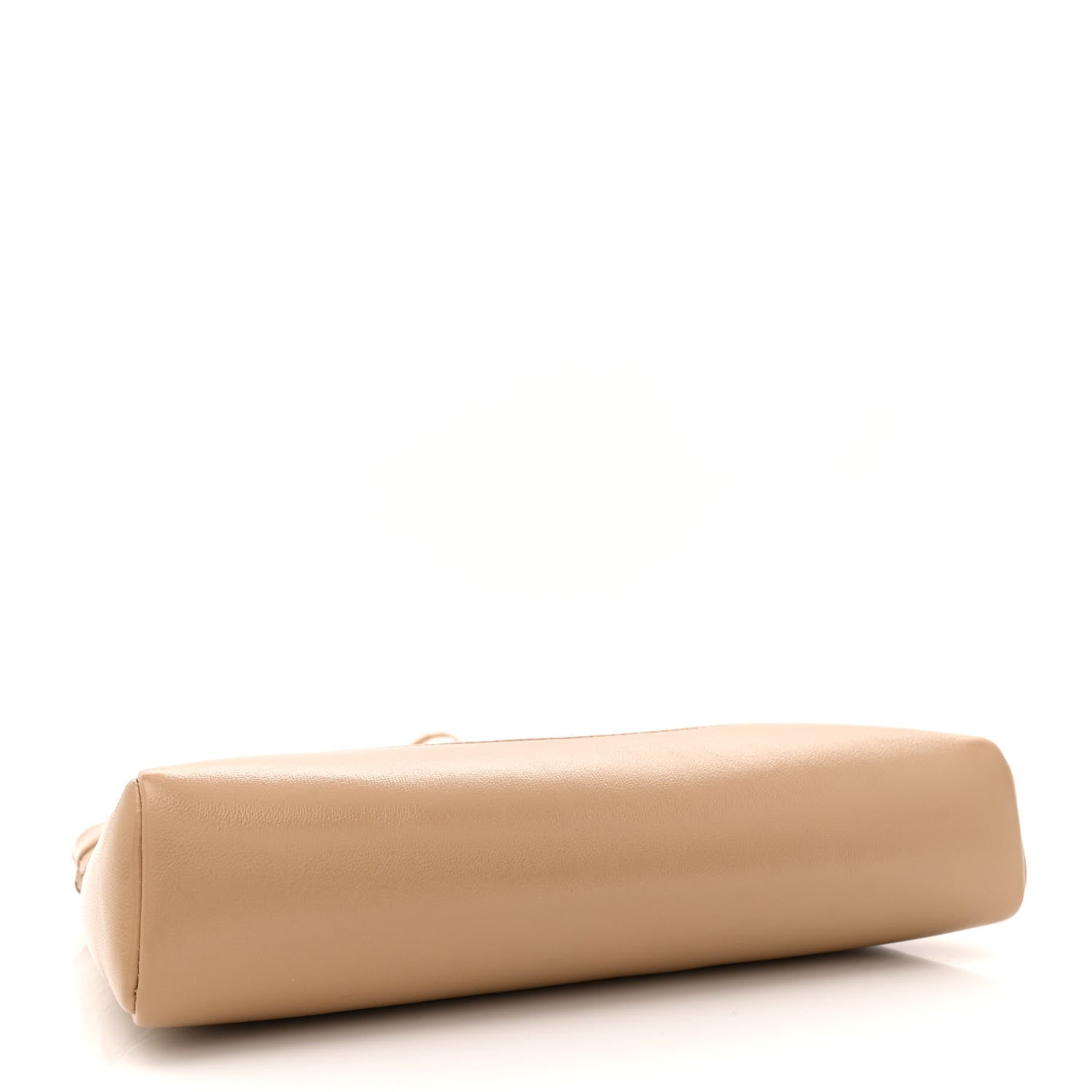 Chanel Shiny Crumpled Calfskin Quilted Mini 31 Shopping Bag Dark Beige 4 of 10