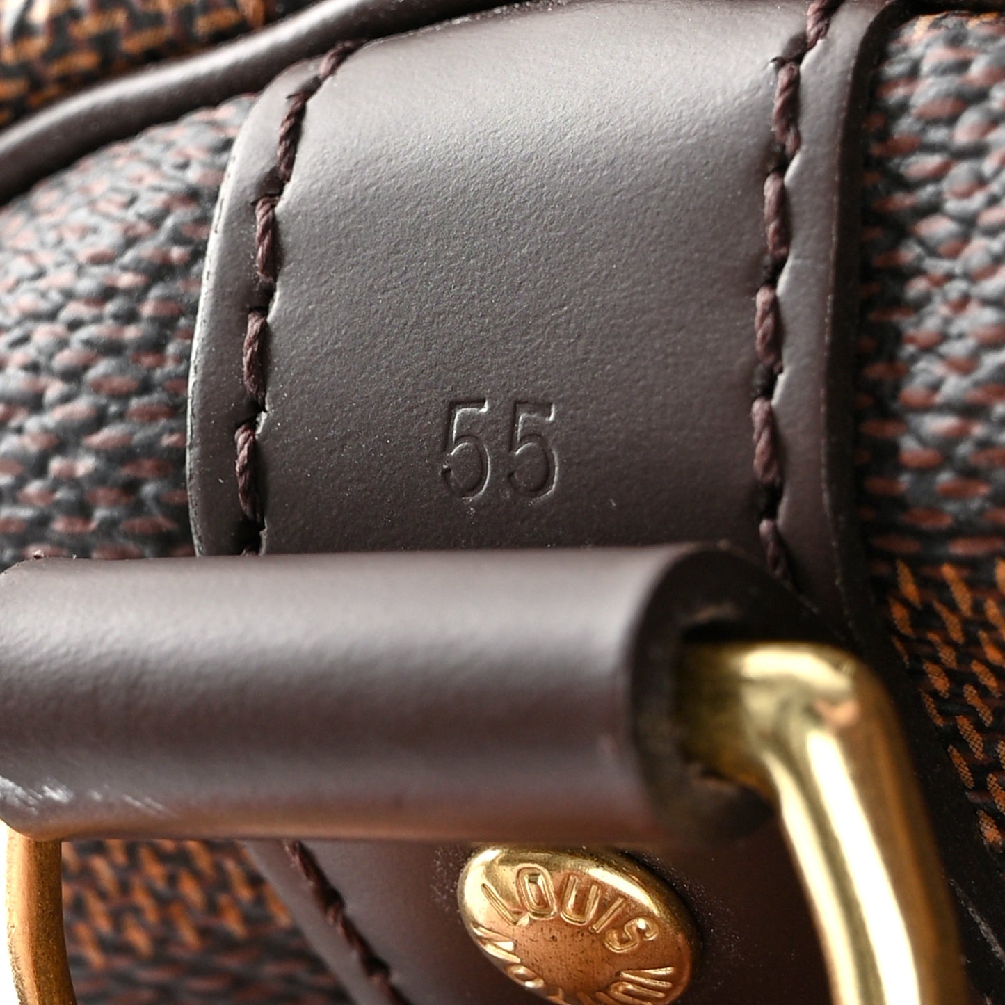 Damier Ebene Keepall Bandouliere 55