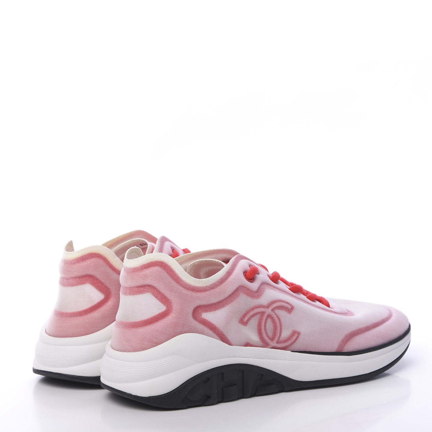Lycra Fabric CC Sneakers 41 White Red