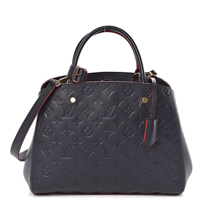 Louis Vuitton Empreinte Montaigne MM Marine Rouge 1 of 10