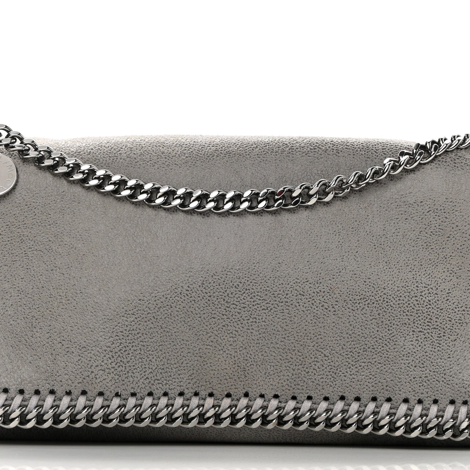 Stella McCartney Shaggy Deer Falabella Crossbody Bag Light Grey 8 of 10