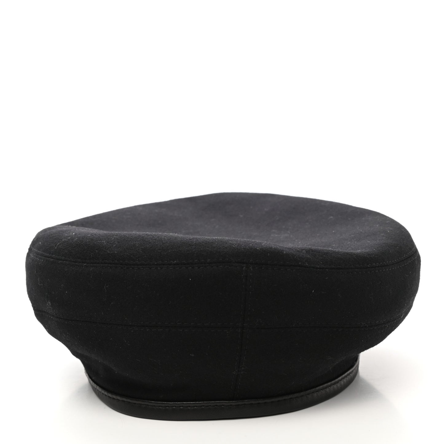 Cashmere Lambskin Saint Honore Beret 57 Black