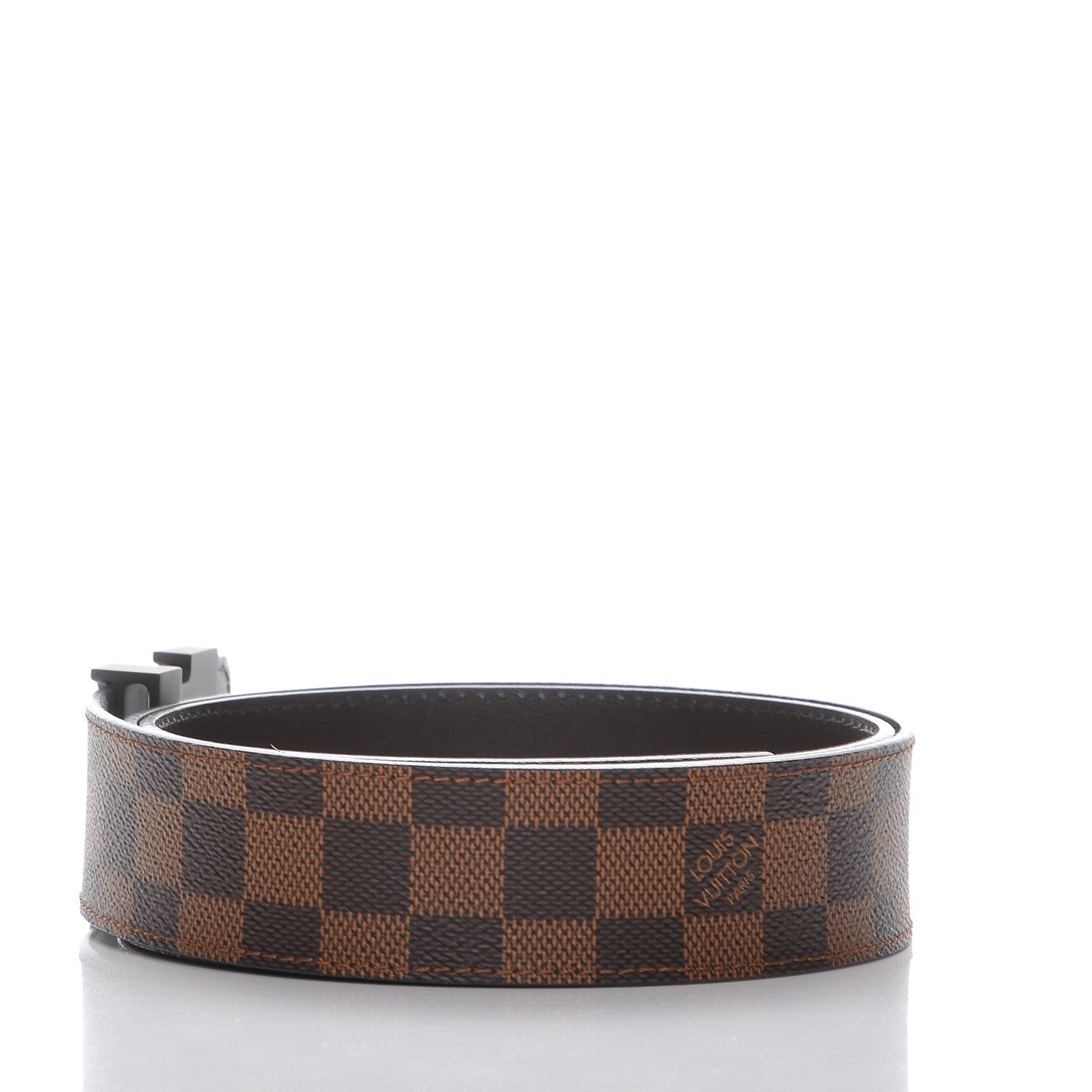 Louis Vuitton Damier Ebene 40mm LV Initiales Belt 95 38 3 of 7