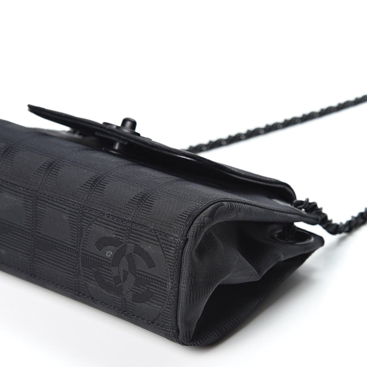 Nylon Mini Travel Accordion Flap Black