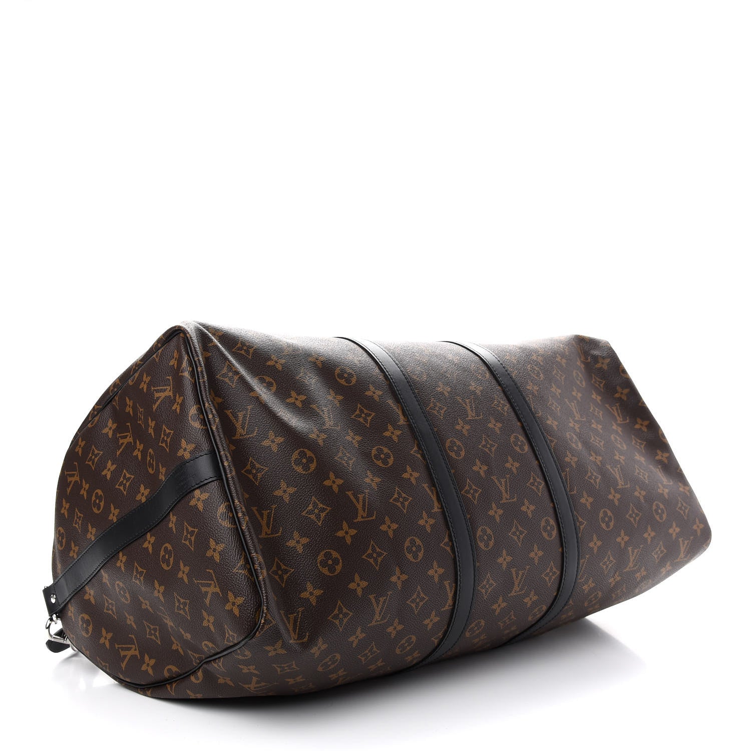 Louis Vuitton Monogram Macassar Keepall Bandouliere 55 4 of 9