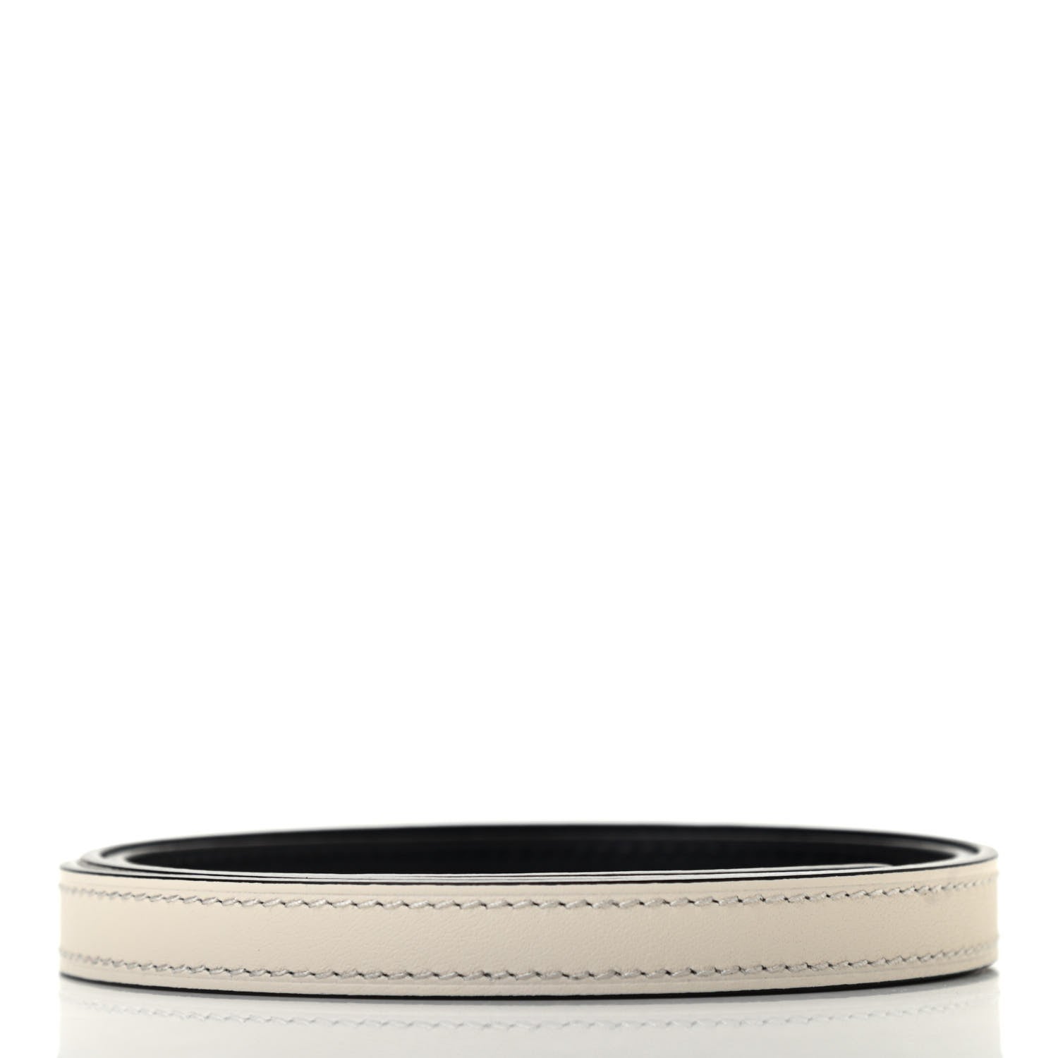 Hermes Swift Epsom 13mm Belt Strap 75 Black Craie 2 of 7