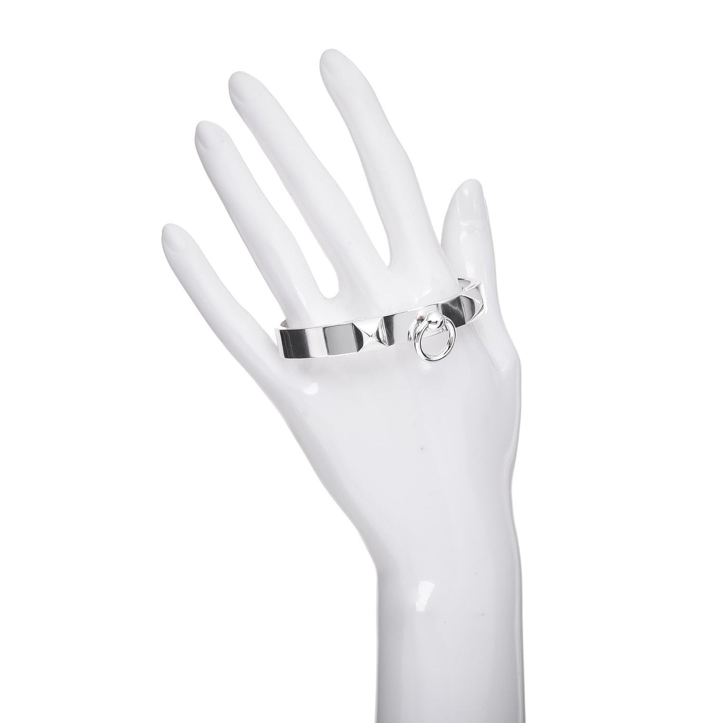 Sterling Silver PM Collier De Chien Bracelet XL