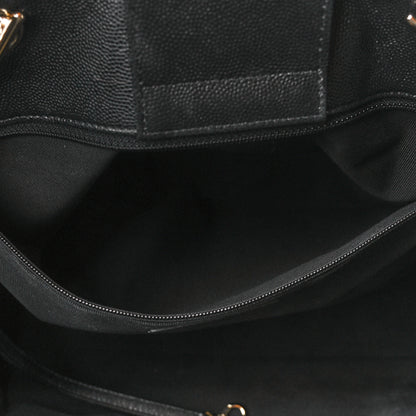Chanel Caviar Quilted Large Shopping Tote Black 6 of 12