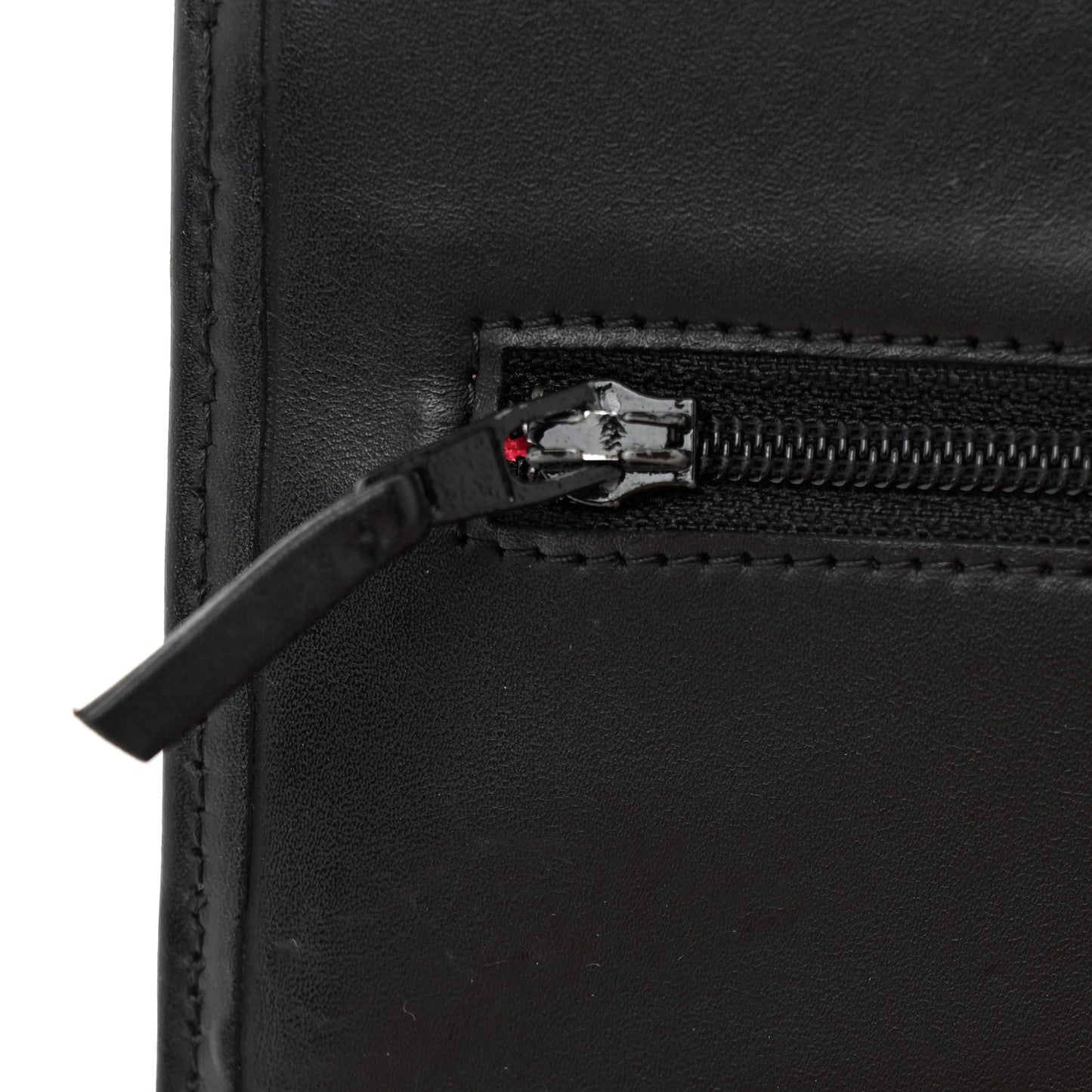 Calfskin Quilted Cambon Wallet on Chain WOC Black