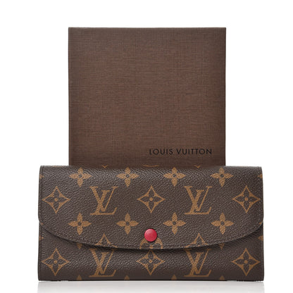 Louis Vuitton Monogram Emilie Wallet Fuchsia 7 of 7