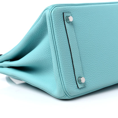 Hermes Togo Birkin 30 Bleu Atoll 9 of 12