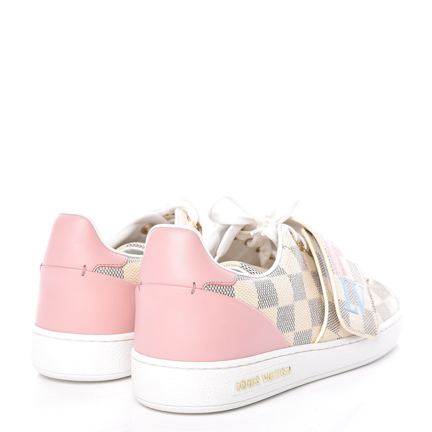 Damier Azur Summer Trunks Frontrow Sneakers 36.5