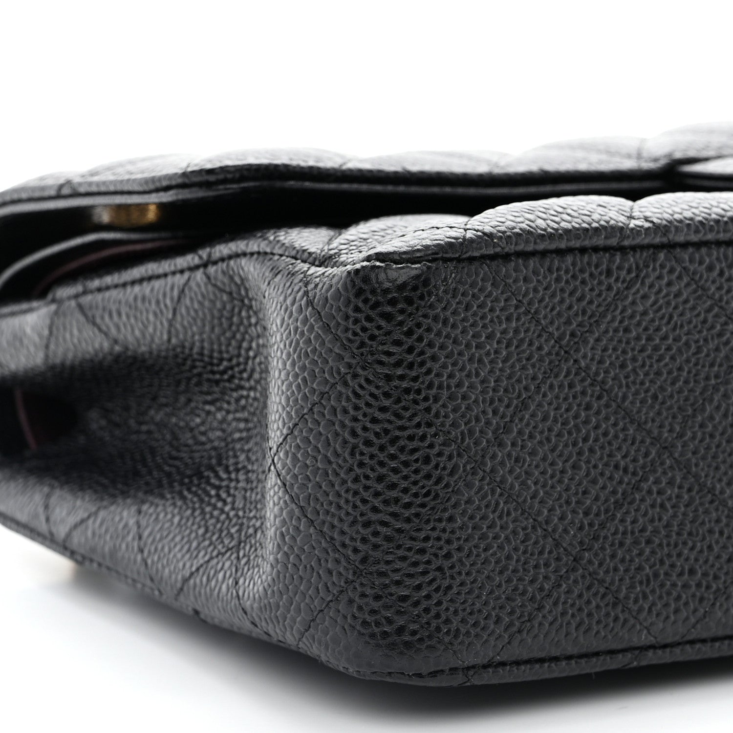 Chanel Caviar Quilted Medium Double Flap Black 9 of 11