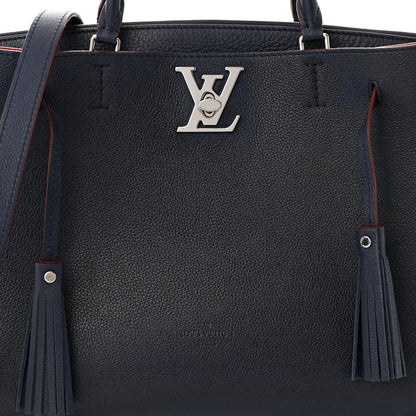 Louis Vuitton Calfskin Lockmeto Marine Rouge 7 of 11