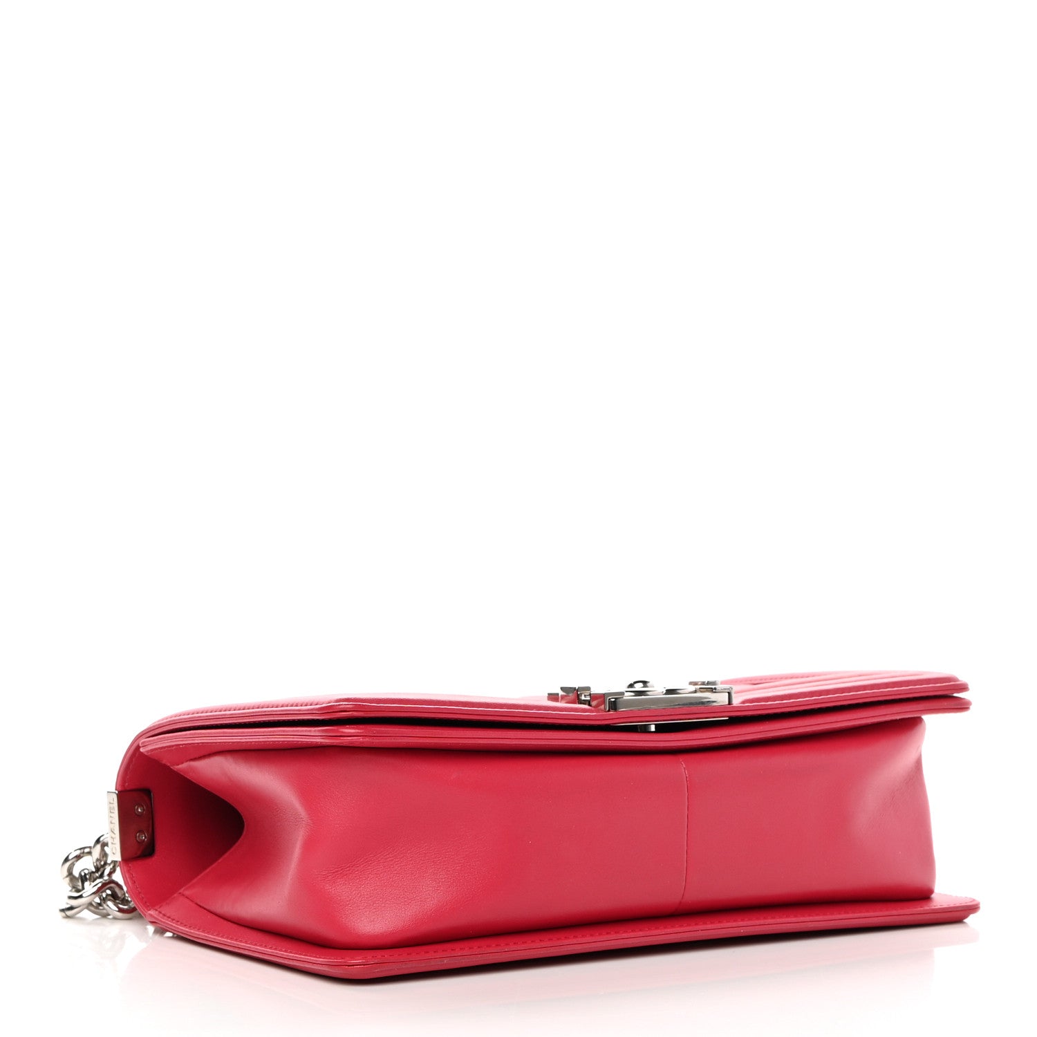 Chanel Lambskin Quilted Medium Boy Flap Fuchsia 3 of 17