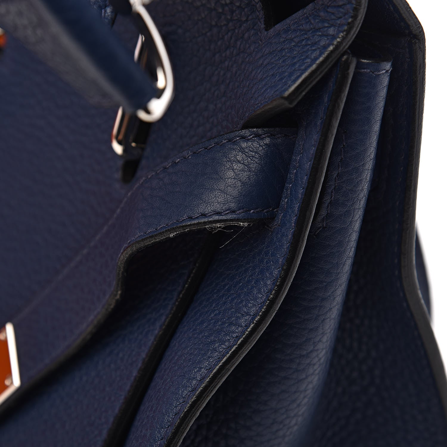 Hermes Taurillon Clemence Jypsiere 31 Bleu Saphir 8 of 12