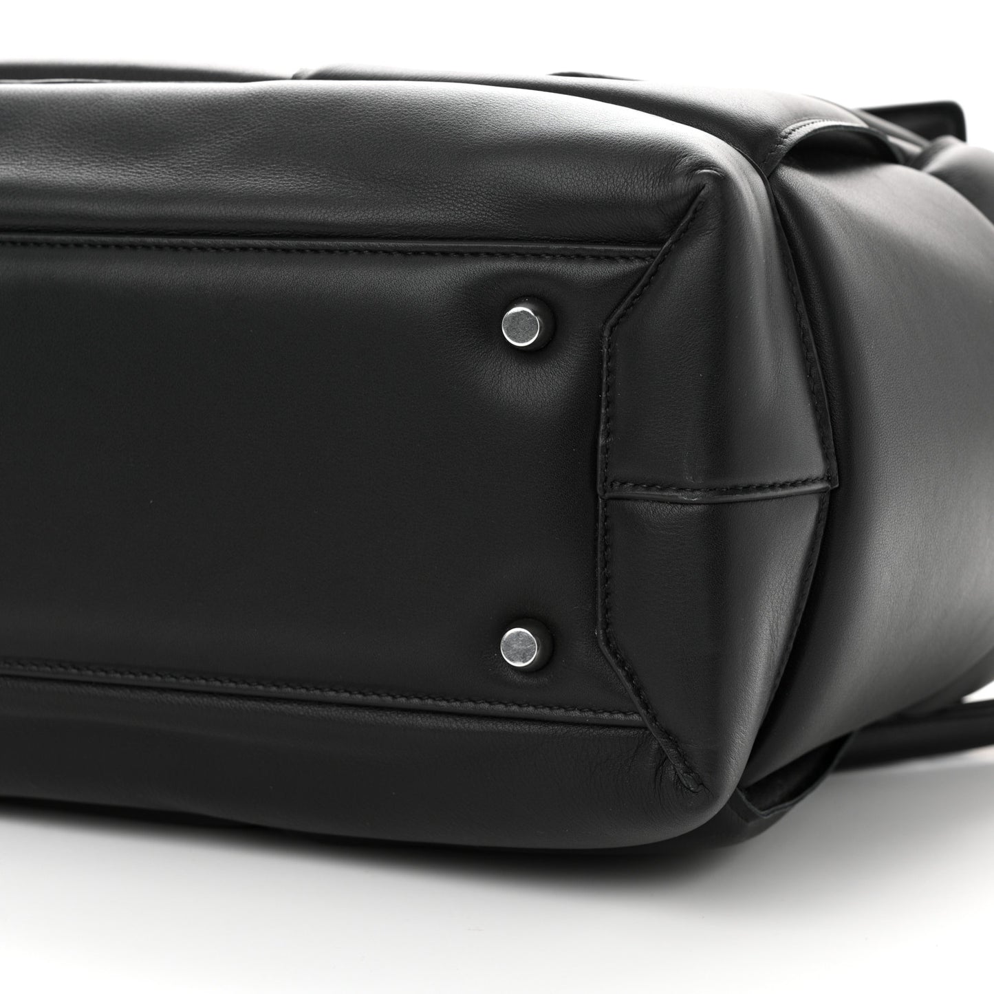 Nappa Maxi Intrecciato Padded Large Arco Black
