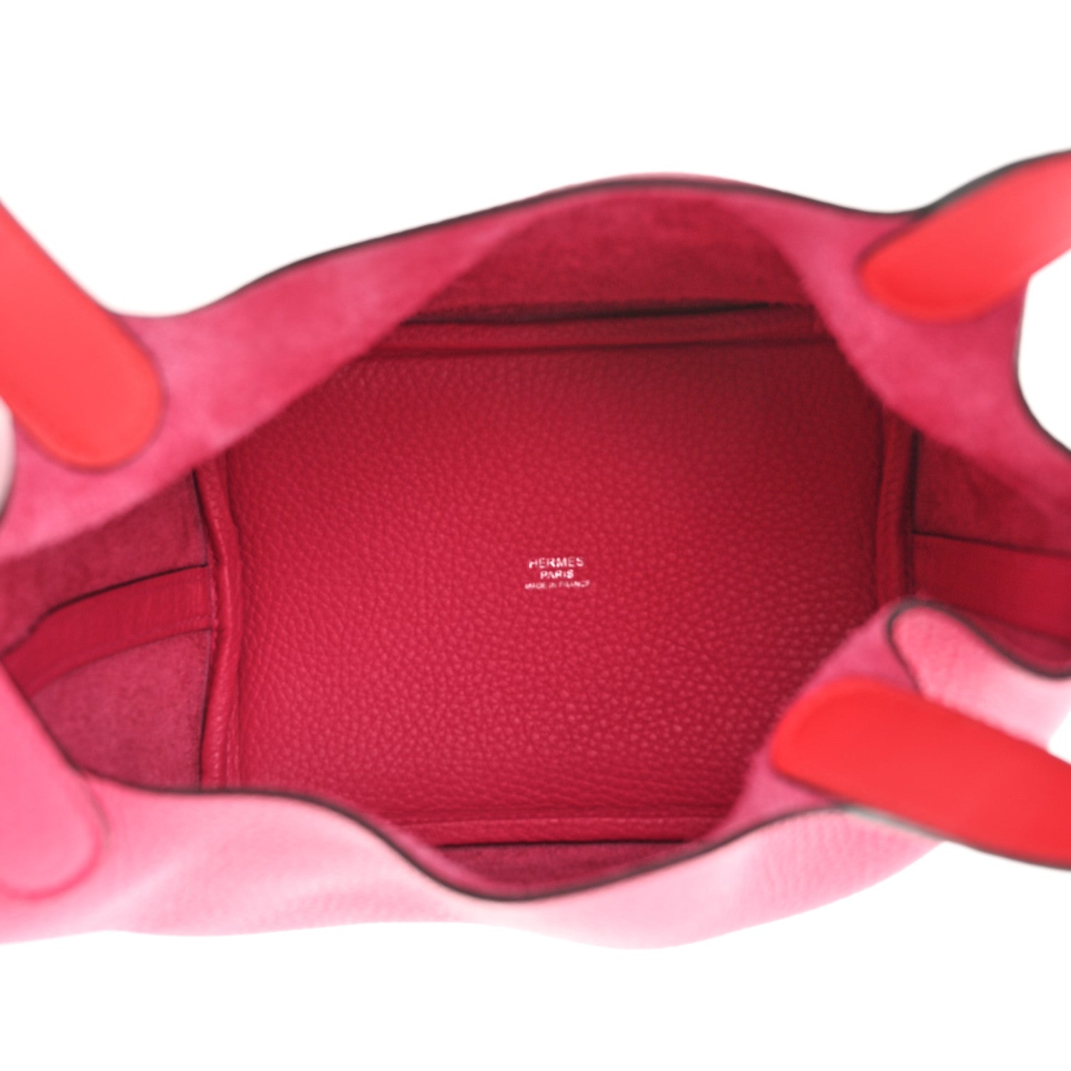 Hermes Taurillon Clemence Swift Eclat Picotin Lock 18 PM Rose Mexico Rouge De Coeur 5 of 10