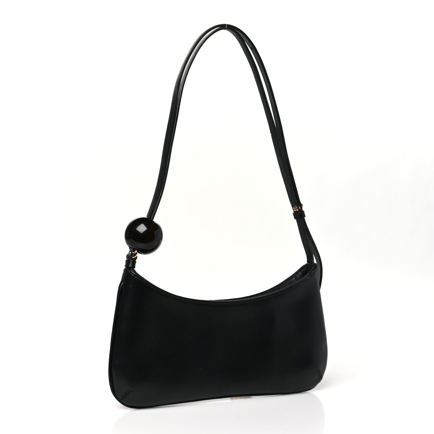 Jacquemus Smooth Calfskin Le Bisou Medium Black 3 of 13