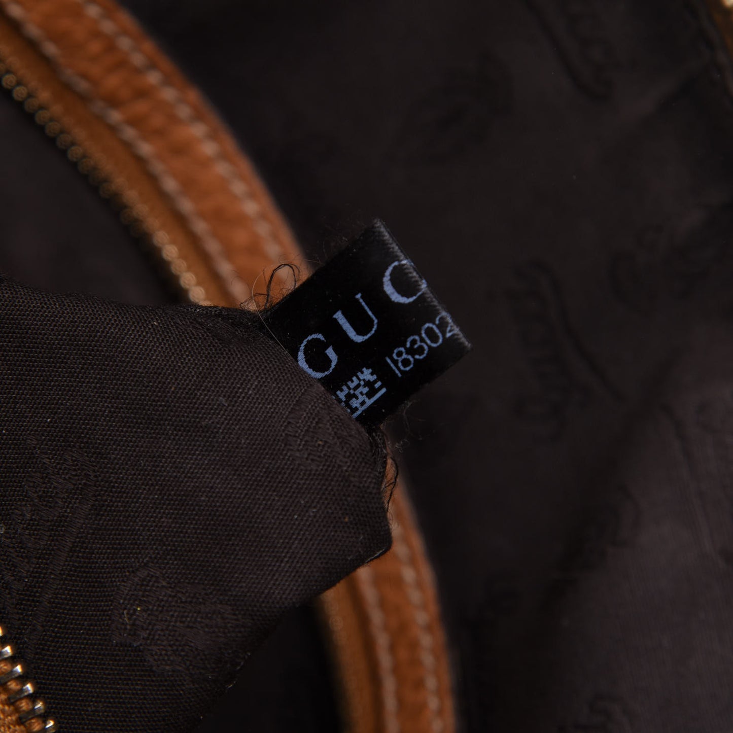 Monogram Medium Top Handle Bag Brown