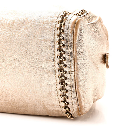 Chanel Metallic Goatskin Medium Luxe Ligne Bowler Light Gold 10 of 11