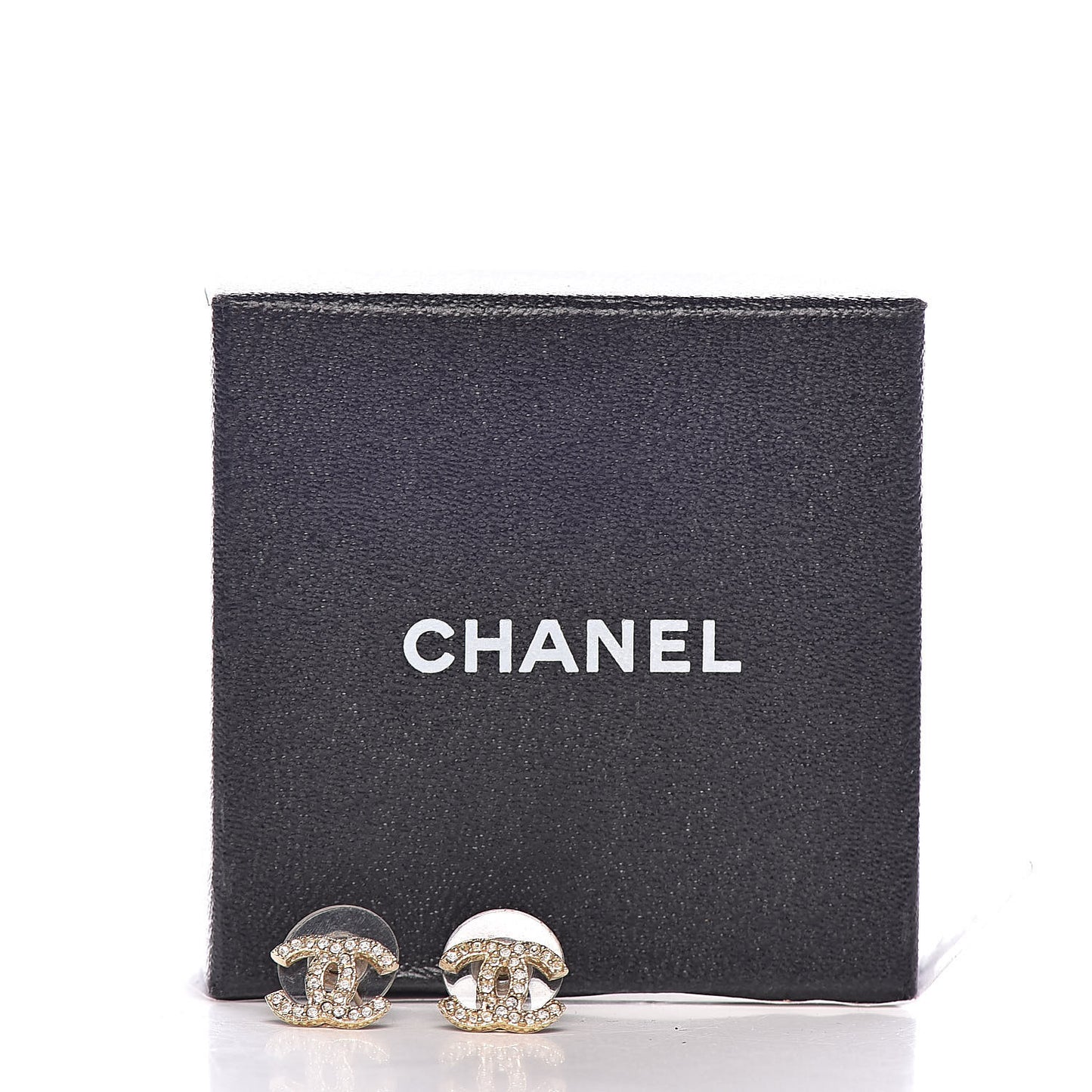 Crystal CC Earrings Gold