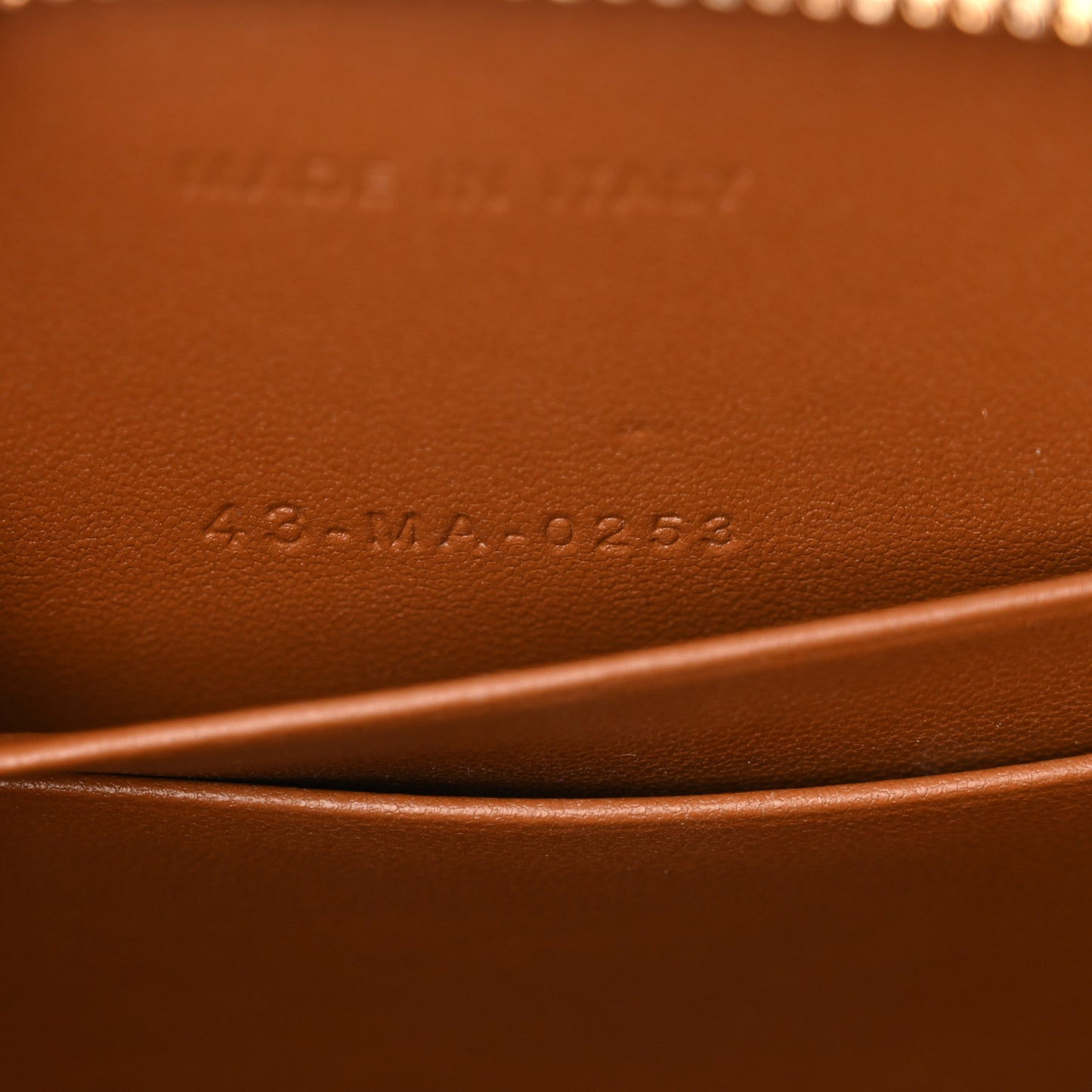 Calfskin CD Signature Oval Crossbody Camera Bag Brown