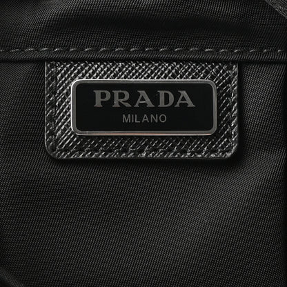 Prada Saffiano Tessuto Nylon Vela Bucket Wristlet Black 5 of 8