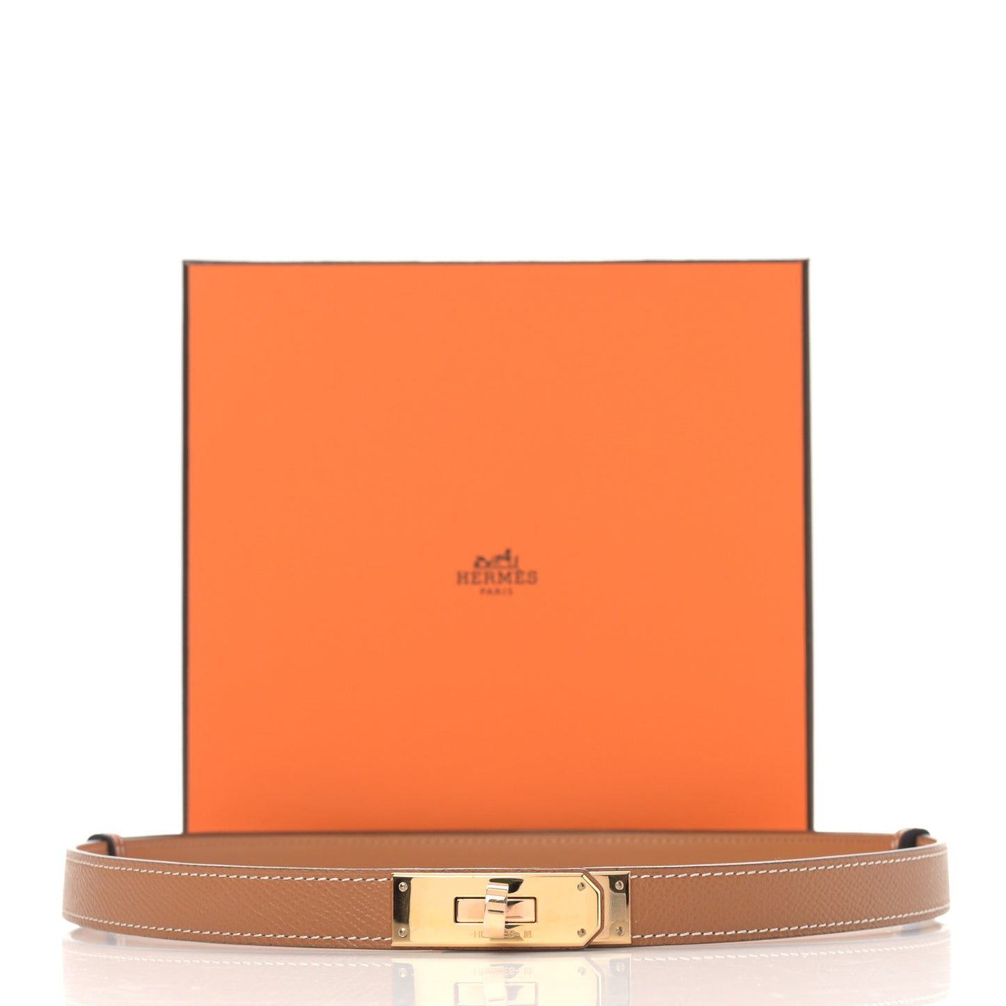 Epsom Kelly Belt Gold