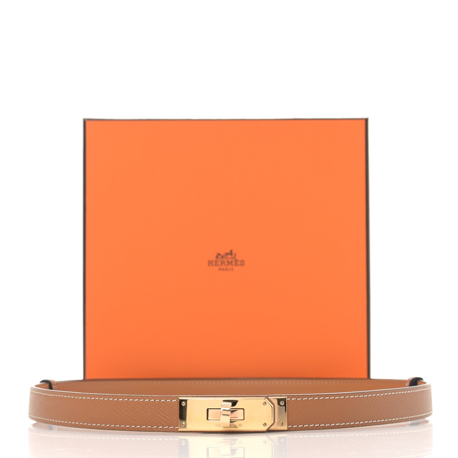 Hermes Epsom Kelly Belt Gold 4 of 4