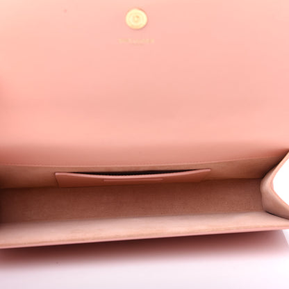 Saint Laurent Calfskin Classic Monogram Cassandre Clutch Blush 6 of 12