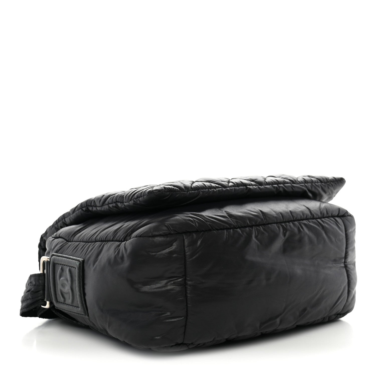 Chanel Nylon Small Coco Cocoon Messenger Bag Black 4 of 10