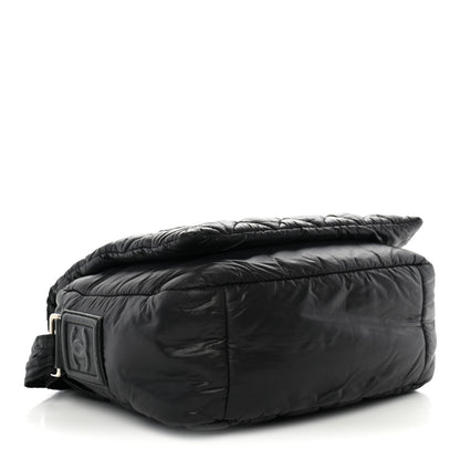 Chanel Nylon Small Coco Cocoon Messenger Bag Black 4 of 10