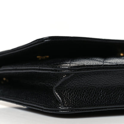 Chanel Caviar Quilted Wallet On Chain WOC Black 11 of 13