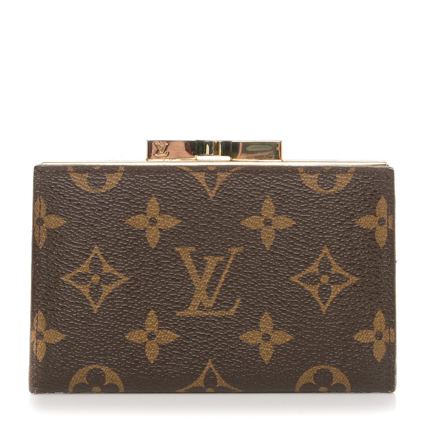Monogram French Kiss Lock Coin Purse