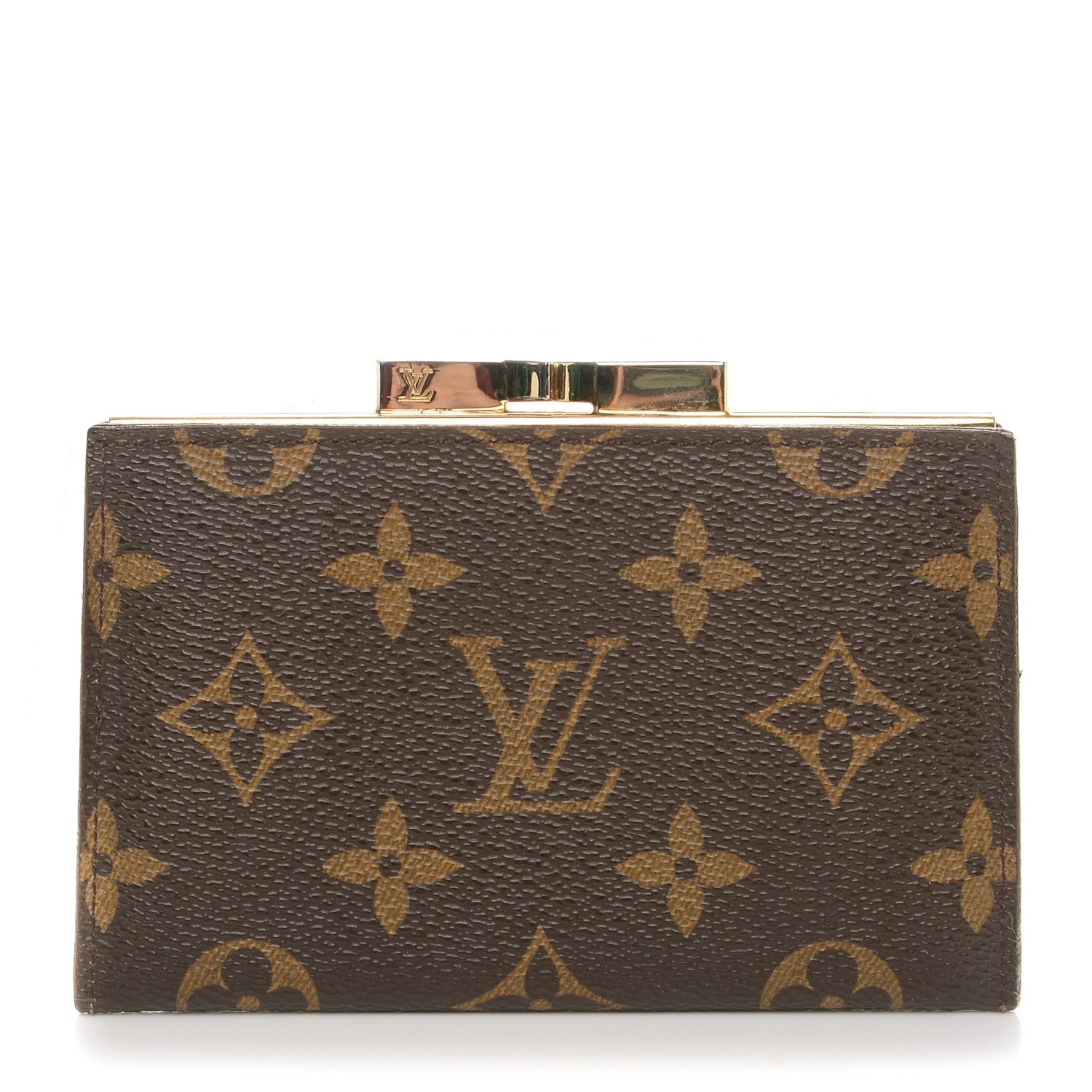 Louis Vuitton Monogram French Kiss Lock Coin Purse 1 of 6