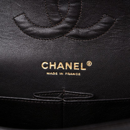 Chanel Caviar Quilted Medium Double Flap Dark Brown 6 of 10
