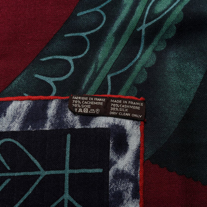 Hermes Cashmere Silk Selle d'Officier En Grande Tenue Shawl 140 2 of 4