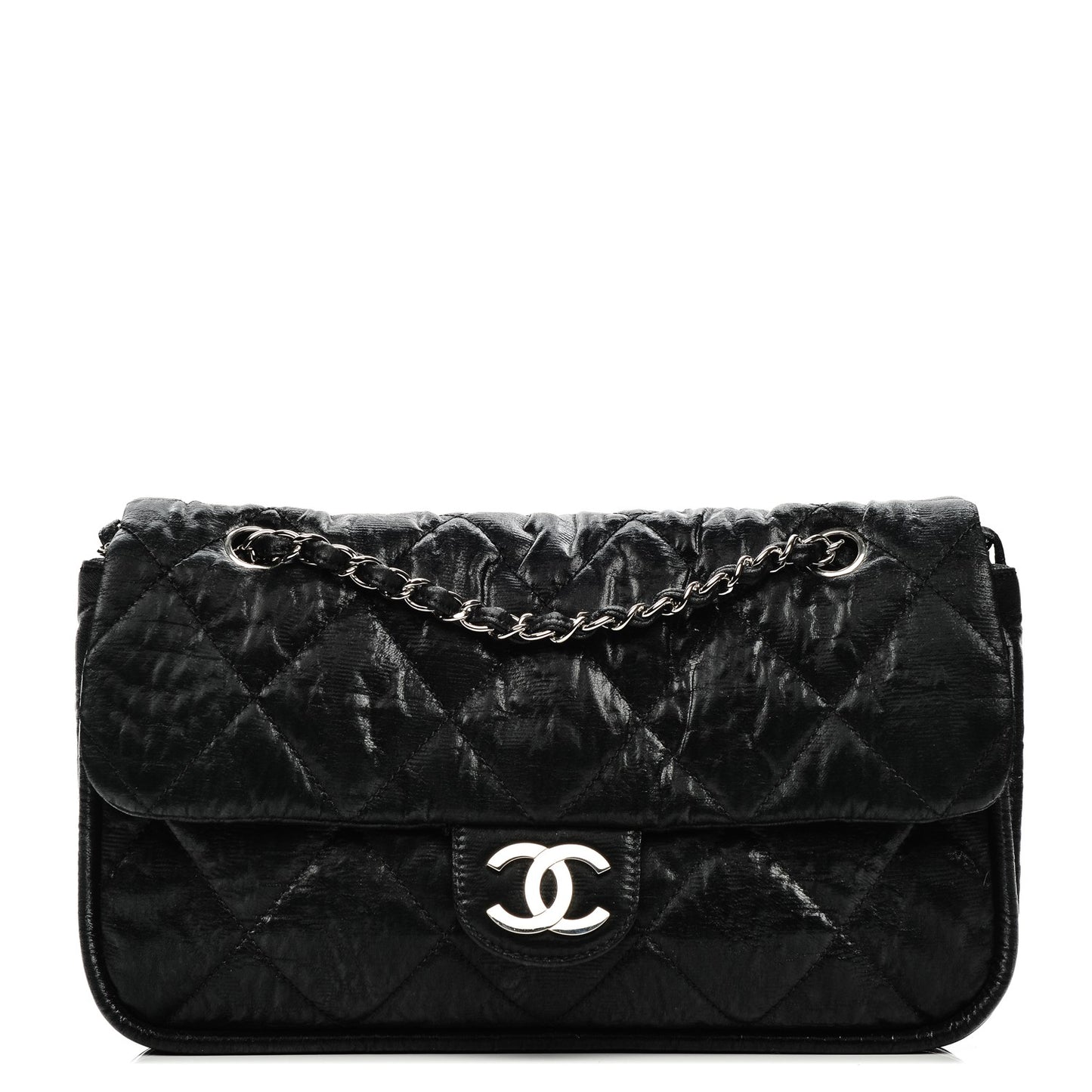 Coated Canvas Le Marais Flap Black