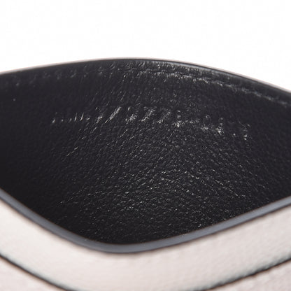 Saint Laurent Grain De Poudre Geo Print Card Case White Black 7 of 8