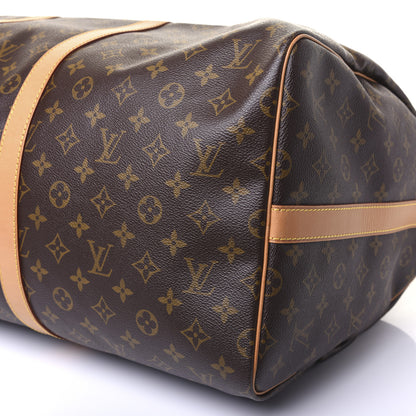 Louis Vuitton Monogram Keepall Bandouliere 55 6 of 20