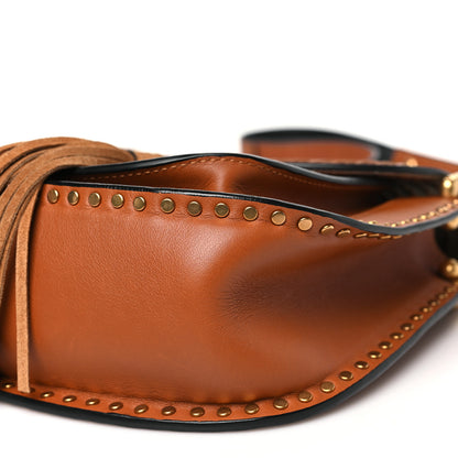 Chloe Calfskin Braided Small Hudson Shoulder Bag Caramel 10 of 10