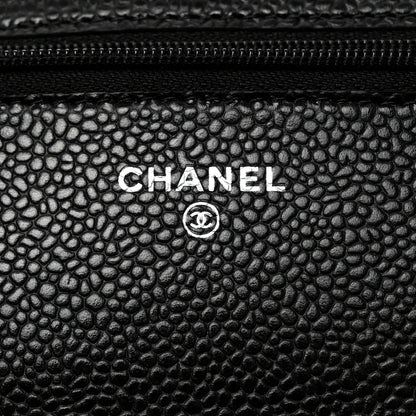 Chanel Caviar Quilted Wallet On Chain WOC Black 5 of 11