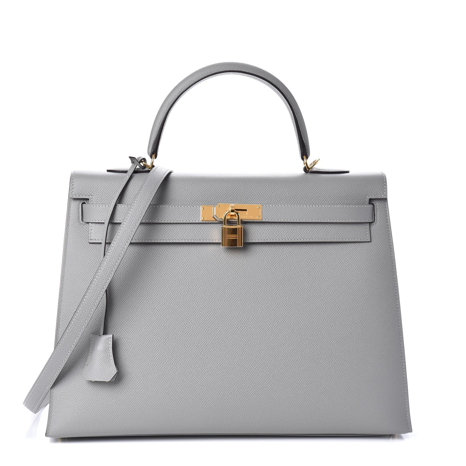 Hermes Epsom Kelly Sellier 35 Gris Mouette 1 of 9